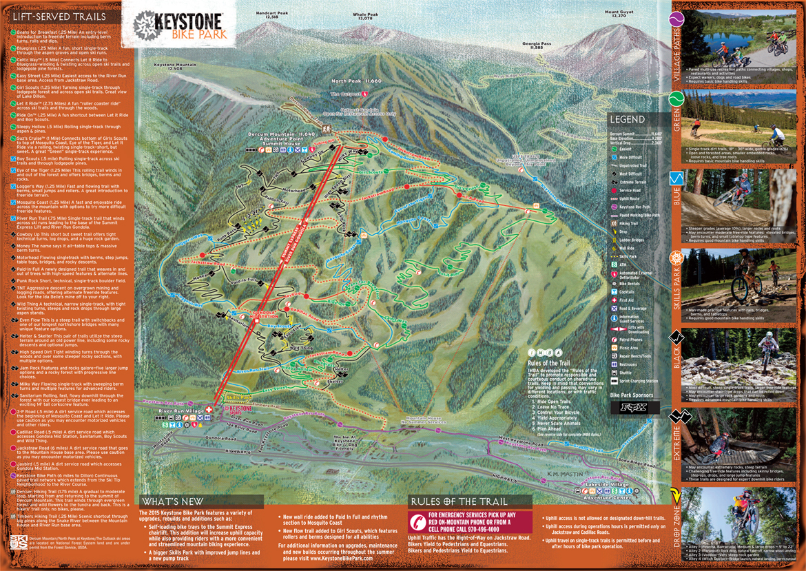 northstar mtb trail map